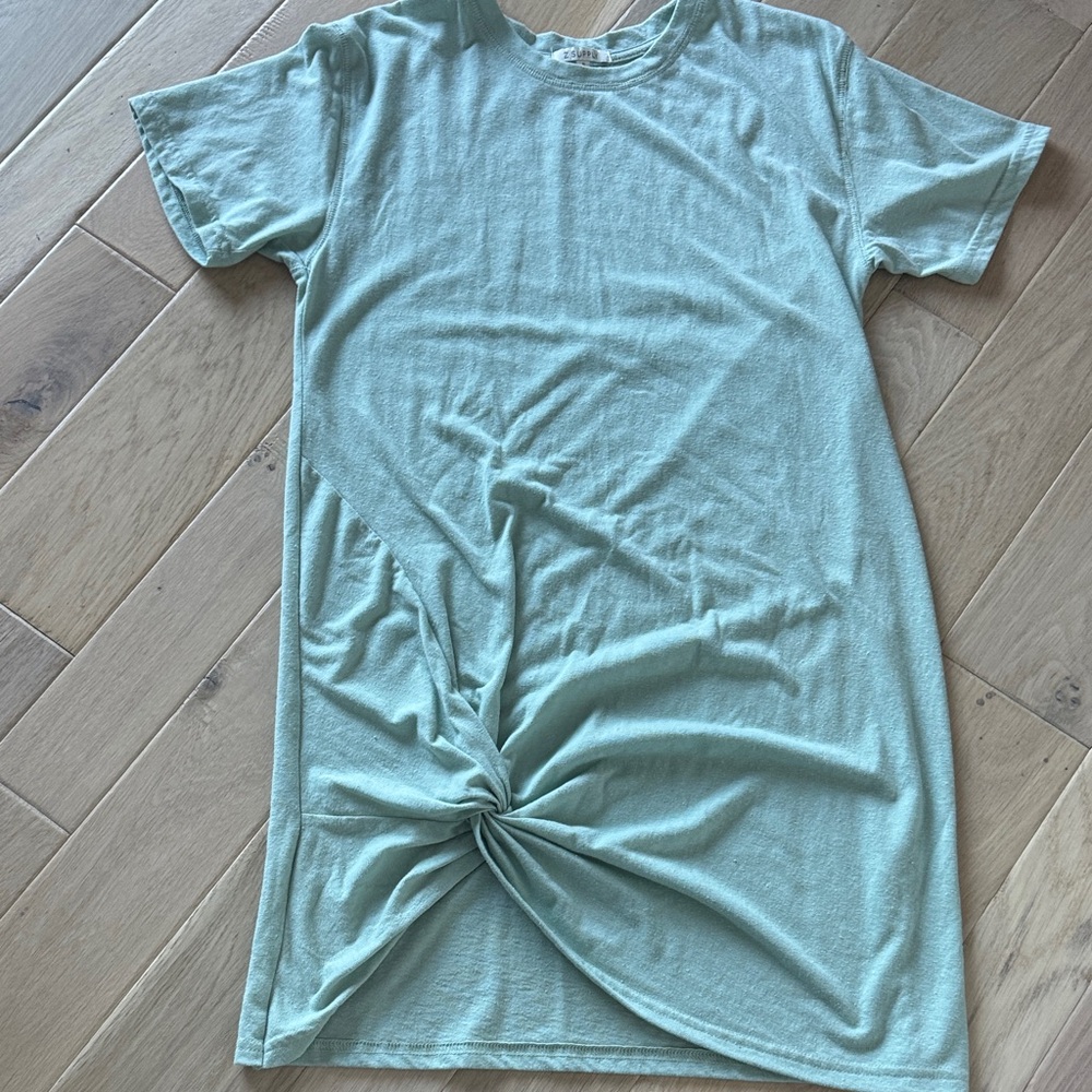 Z Supply Knotted T-Shirt Dress women’s small